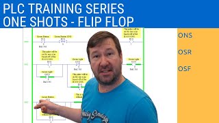 Program a Flip Flop Using One Shots ONS OSR OSF in Allen Bradleys RsLogix 500 [upl. by Pardoes]