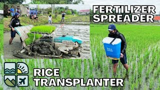 Paddy Field Rice WeederMini farm cultivatorrotary power tiller [upl. by Isabelita]