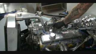 Starting A 350 Small Block Engine For The First Time 1934 Ford Coupe [upl. by Enelam]