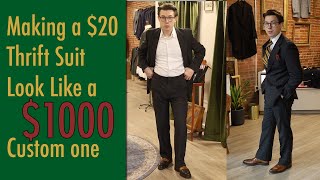 Tailor Makes 20 Suit Look Like 1000000 Bucks [upl. by Icyac288]