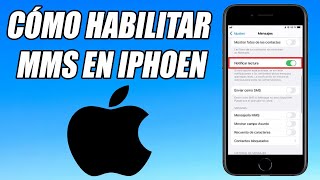 Cómo habilitar MMS servicio de mensajería multimedia en tu iPhone [upl. by Akcirahs]