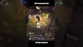 100 use of Concussive Shot  WoW Dragonflight Battleground PVP [upl. by Sorvats]