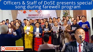 Directorate of School Education Officers amp Staff Special Song during Farewell program of Directors [upl. by Sardella976]