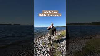 Field testing Kylebooker waders flyfishingaddict flyfishinggear waders [upl. by Akenna]