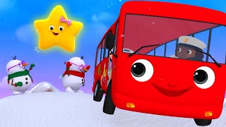 Wheels on the Bus Christmas special  More Nursery Rhymes amp Kids Songs  ABCs and 123s [upl. by Euqinitram]