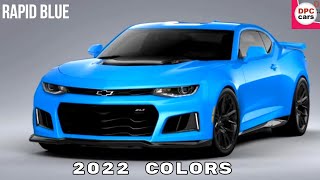 2022 Chevrolet Camaro ZL1 Colors [upl. by Mauldon]