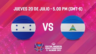 Honduras v Nicaragua  Full Basketball Game  COCABA Womens Championship 2023 [upl. by Marshal]