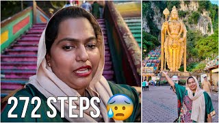 272 STEPS SUHANA കയറുമോ  😃🤣  Batu Caves KL Malaysia 🇲🇾😍  Mashura  Basheer Bashi [upl. by Arrol]