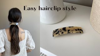 6 Easy amp Simple Hair Clip stylings [upl. by Flossy]