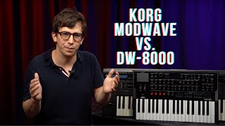 Korg Modwave vs Vintage Korg DW8000 A Newish Take on Wavetable Synthesis [upl. by Atiuqram]