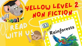 Jolly Phonics Yellow Level 2 Nonfiction Rainforests reading jollyphonics childrensliterature [upl. by Aremmat22]