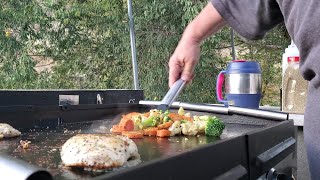 Griddle Porn Chicken Breast on the Blackstone [upl. by Okoyik]