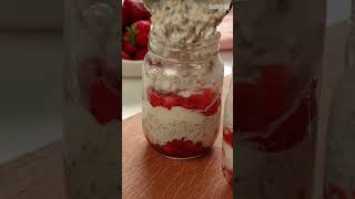 Strawberry Cheesecake Overnight Oats [upl. by Eudo]