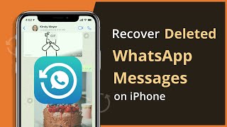 3 Ways How To Recover Deleted WhatsApp Messages on iPhone withwithout Backup 2021 [upl. by Jacques]