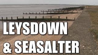 LeysdownonSea amp Seasalter  Swale Estuary beach fishing marks Kent England Britain [upl. by Peggie]