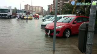 Temporal de lluvias en Vigo 16102014 [upl. by Aniraz]