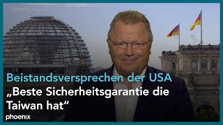 ChinaTaiwanKonflikt Einschätzungen von Politikwissenschaftler Eberhard Sandschneider [upl. by Simsar999]