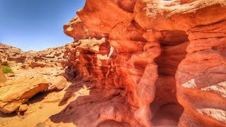 Visit the Red Canyon in Dahab desert Egypt [upl. by Dodds]