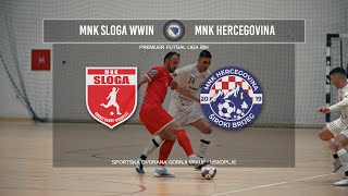 MNK Sloga  MNK Hercegovina  sezona 202425 [upl. by Kurys]