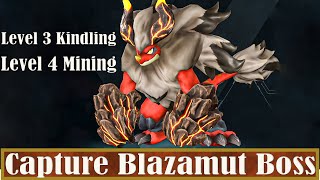 Palworld Capture Blazamut Boss Level 4 Mining amp 3 Kindling [upl. by Demy]