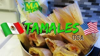 Mexican Tamales easy recipe in USA Maseca I Lorentix [upl. by Mirella]