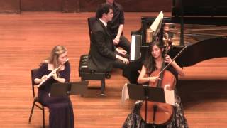 Françaix Trio for Flute Cello and Piano I Allegro Althen Wilks Lomelin [upl. by Eornom577]