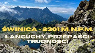 ZAWRAT  ŚWINICA  najtrudniejszy szlak na Świnicę  Tatry [upl. by Milli436]