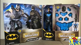 Batman Adventures 12” Figures 2024 Spin Master Batman vs Bane  Nightwing 15 Accessories Amazon [upl. by Renaxela146]