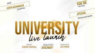 University by Academy Six DM Live Launch [upl. by Ahsitul764]