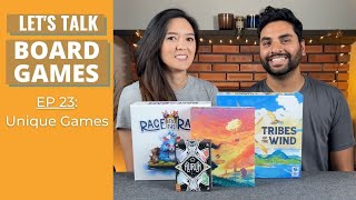 Lets Talk Board Games 23  Uniqueish Themed Games [upl. by Naes]