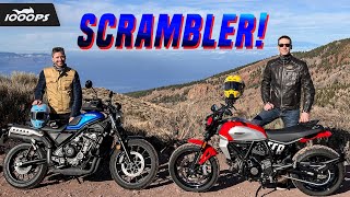 3000 Euro sparen Honda CL500 und Ducati Scrambler 800 Icon im Vergleich [upl. by Kath]