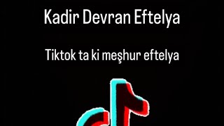 Kadir Devran Eftelya Tiktok Eftelya [upl. by Elrem565]