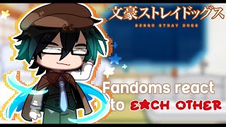 Fandoms react to each other  38  Ranpo Edogawa  BSD  🍉 [upl. by Aaron]