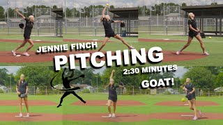 JENNIE FINCH INCREDIBLE Pitching Mechanics  Softball Fastpitch How To Pitch Tips Instruction Coach [upl. by Ertnod]