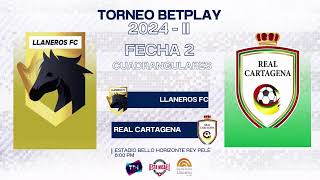 EnVivo​ Llaneros FC Vs Real Cartagena  TorneoBetplay2024​2  Cuadrangulares Fecha 2 [upl. by Anilocin139]