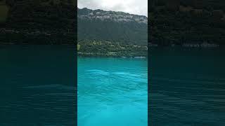 Beautiful Blue Swiss Lake 🇨🇭 Lake Brienz [upl. by Donal260]