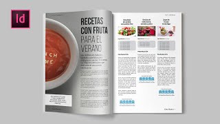 Cómo hacer una Doble Página en Adobe Indesign  Maquetar  Diagramar [upl. by Apollo]