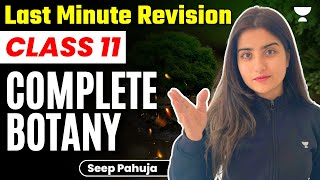 Last Minute Revision  Complete Botany Class 11  एक आख़री बार  NEET 2023  Seep Pahuja [upl. by Nhar367]