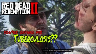 PS4  Red Dead Redemption 2  Arthur get tuberculosis mission [upl. by Ace874]