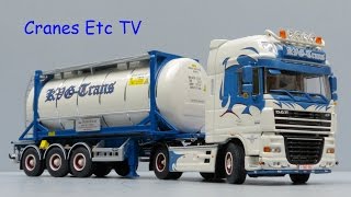 WSI DAF XF 105  Swap Body Trailer KVG Trans by Cranes Etc TV [upl. by Eliathas]