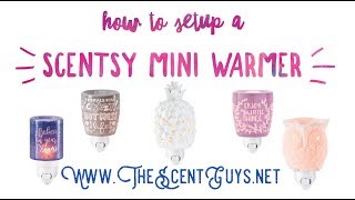 How to setup a Scentsy Mini Warmer [upl. by Eelitan]