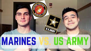 ARMY INFANTRY VS MARINE INFANTRY  What Are The Differences [upl. by Ahsiat60]