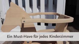 Schaukelpferd Pinolino mit Ring  ein MustHave für jedes Kinderzimmer [upl. by Conias]