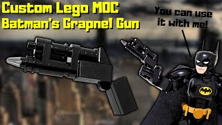 Batmans Grapnel Gun  Custom Lego MOC [upl. by Anaic505]