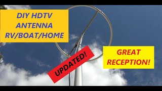 DIY HDTV ANTENNA FOR INDOORS OR OUTDOORS [upl. by Dumanian]