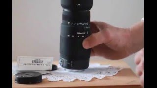 Sigma 70300MM F456 DG Macro Telephoto Zoom Lens [upl. by Adnof]