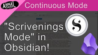 Popular Scrivener feature comes to Obsidian [upl. by Anyala]