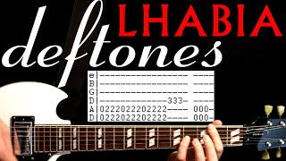 Deftones Lhabia Guitar Lesson  Guitar Tabs  Guitar Tutorial  Guitar Chords  Guitar Cover [upl. by Dnalyk]