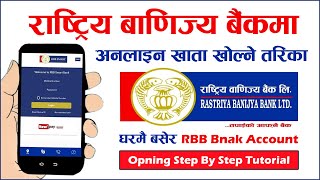 How To Open Account In Rastriya Banijya Bank 2023 RBB Online Account Opening Tutorial By Techno Kd [upl. by Atter289]