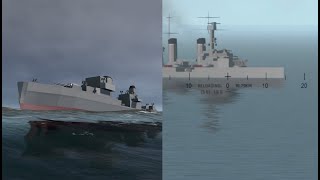 KOLN VS DESTROYER NAVAL ART [upl. by Nelav]